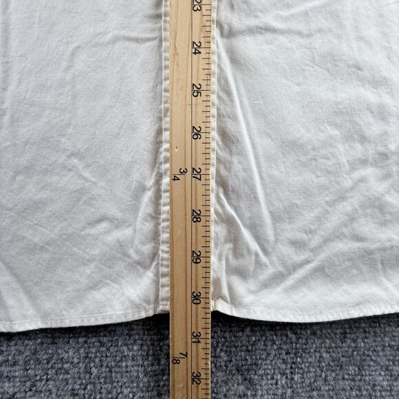 Faconnable Club *** 2XL Short Sleeve Button-Down White French Shirt Men Solid - Picture 8 of 16